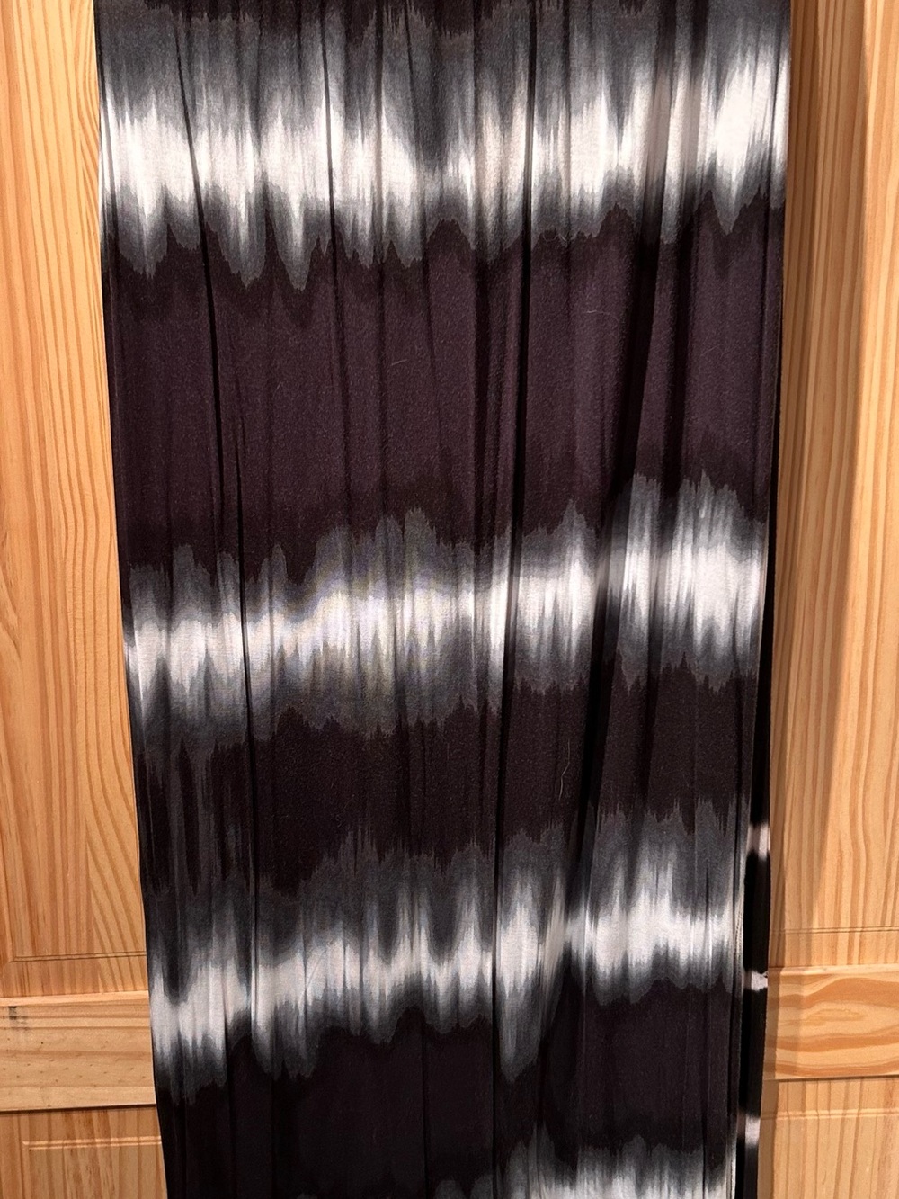 Women’s Black & White Tie-Dye Maxi Skirt
